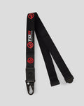 Official Haas Team Lanyard in black with red branding and a clip for keys and passes