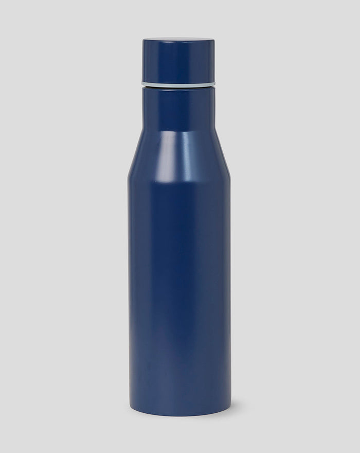 Blue Oracle Red Bull Racing premium water bottle with matching blue screw cap