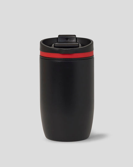 Official Haas Team Travel Coffee Cup - Black/Flame Scarlet
