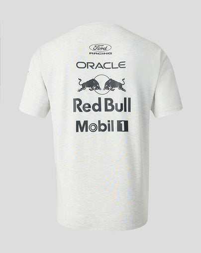 Oracle Red Bull Racing Unisex Classic Short Sleeve T-Shirt - Off White Marl