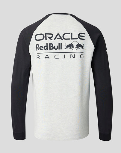Oracle Red Bull Racing Unisex Classic Raglan Long Sleeve T-Shirt - Off White Marl