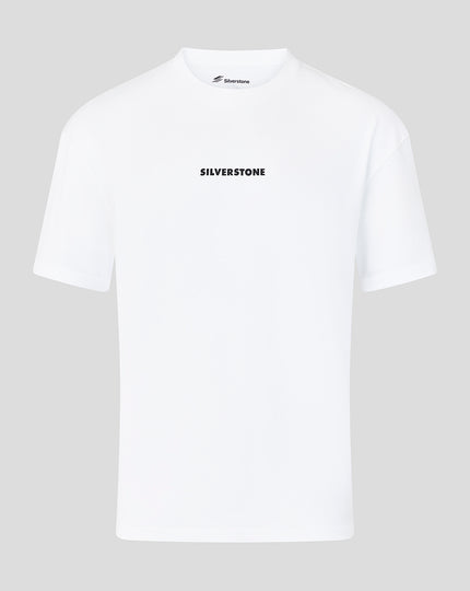 Silverstone Unisex Heritage Short Sleeve Tee - White