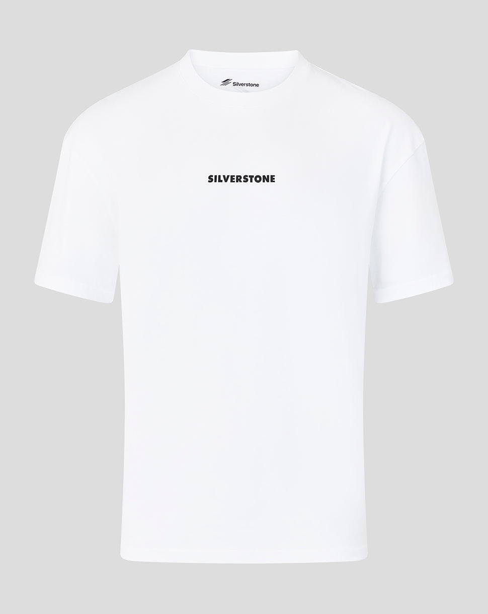 Silverstone Unisex Heritage Short Sleeve Tee - White
