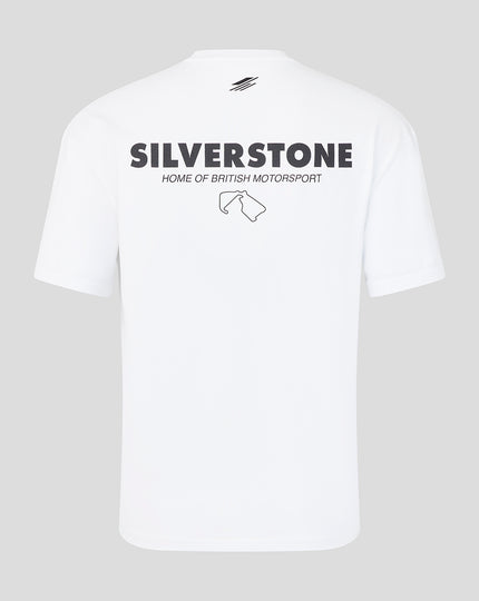 Silverstone Unisex Heritage Short Sleeve Tee - White