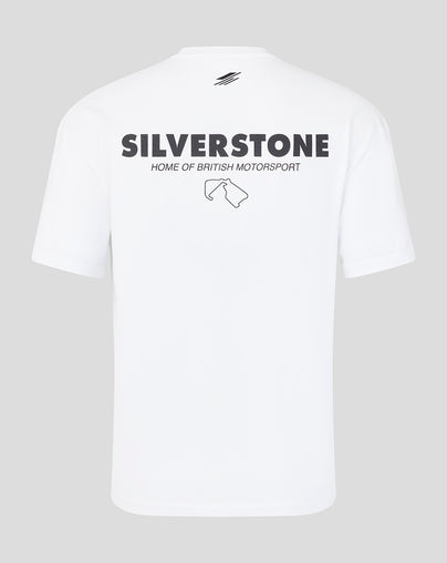 Silverstone Unisex Heritage Short Sleeve Tee - White