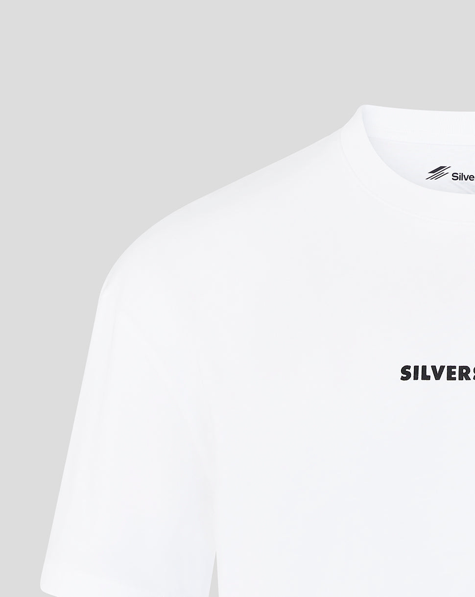 Silverstone Unisex Heritage Short Sleeve Tee - White