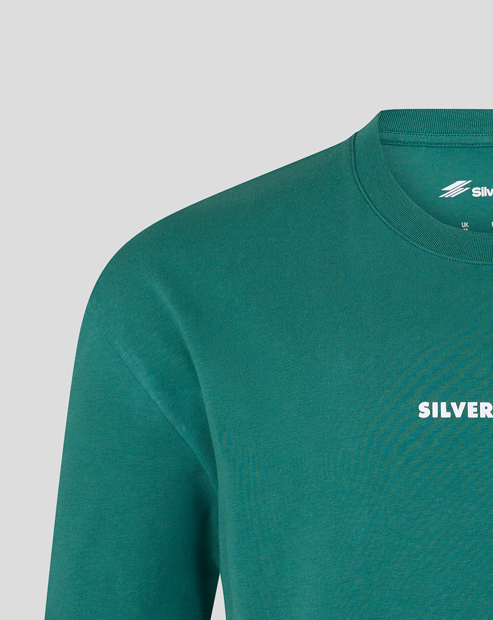 Silverstone Unisex Heritage Short Sleeve T-Shirt - Green
