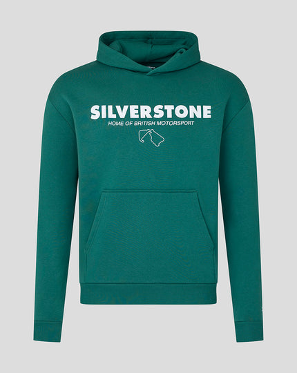 Silverstone Unisex Heritage Pullover Hoodie - Green