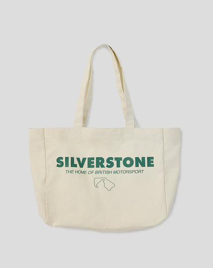 Silverstone Heritage Tote Bag - Egret