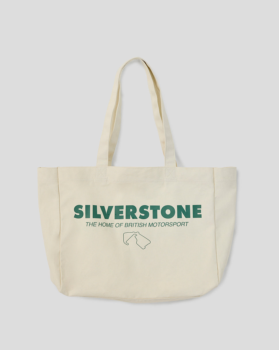 Silverstone Heritage Tote Bag - Egret