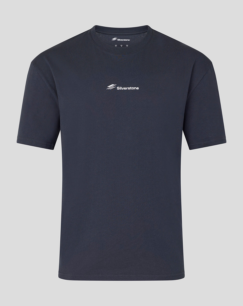 Silverstone Unisex British Injection T-Shirt - Dark Navy