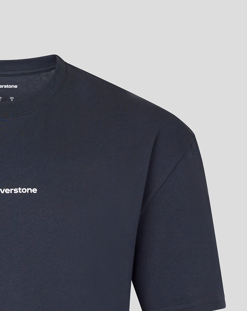 Silverstone Unisex British Injection T-Shirt - Dark Navy
