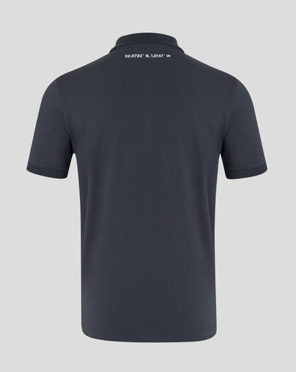 Silverstone Unisex British Injection Regular Fit Polo - Dark Navy
