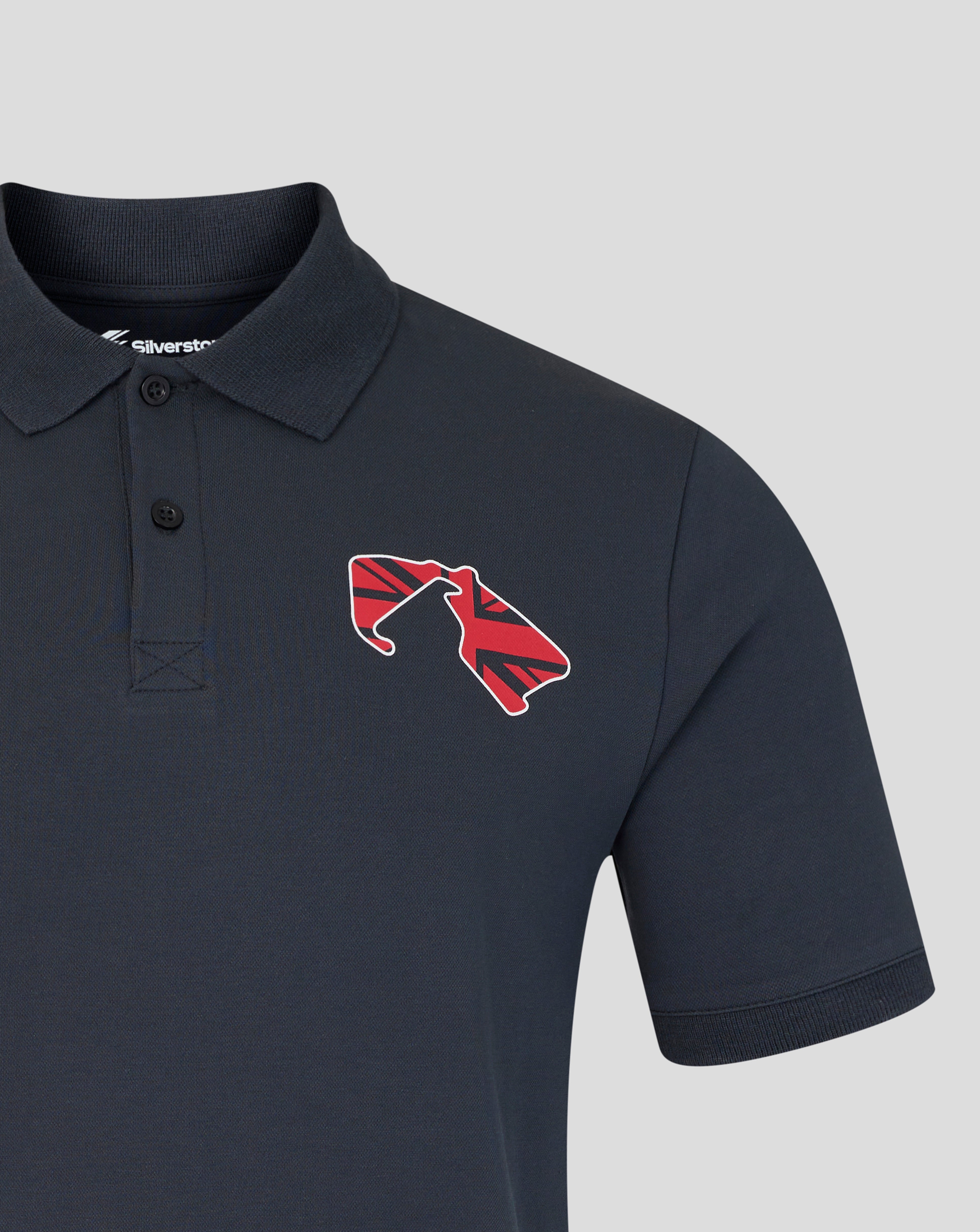 Silverstone Unisex British Injection Regular Fit Polo - Dark Navy