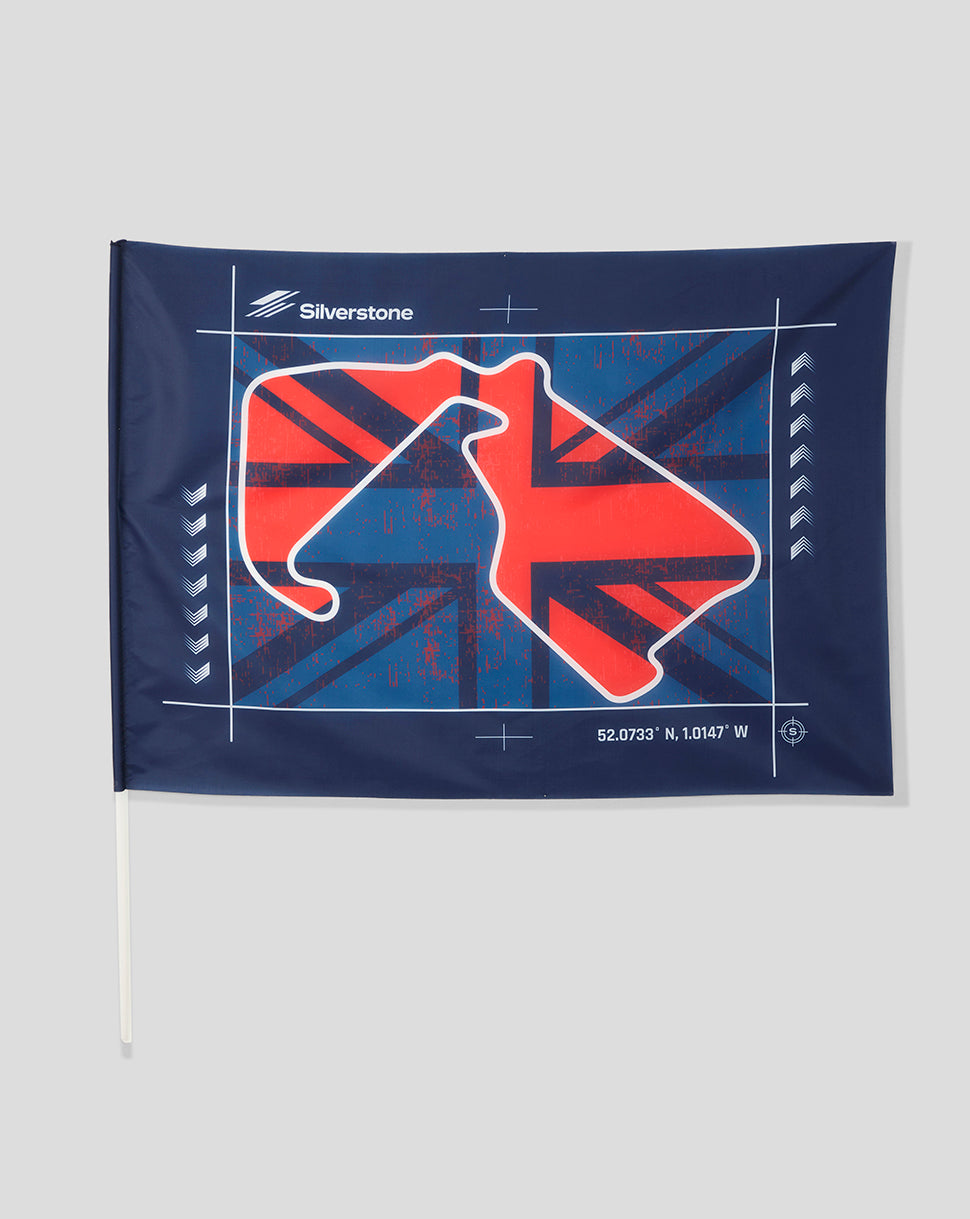 Silverstone Flag With Pole