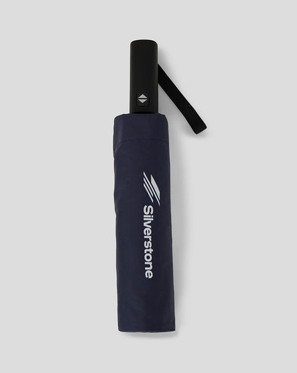 Silverstone Telescopic Umbrella - Red/Navy