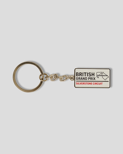British Grand Prix Street Sign Keyring