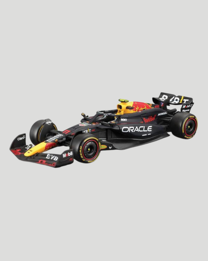 1:43 scale Red Bull Racing RB20 2024 Formula One model car with Oracle branding on a neutral background