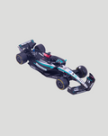 1:43 scale Mercedes AMG F1 W15 2024 Russell model car on a light gray background