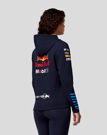 Oracle Red Bull Racing Women's Official Teamline Full Zip Hoodie - Night Sky