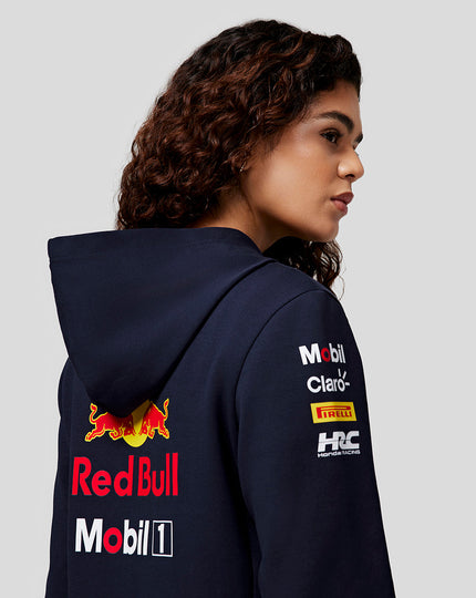 Oracle Red Bull Racing Women's Official Teamline Full Zip Hoodie - Night Sky