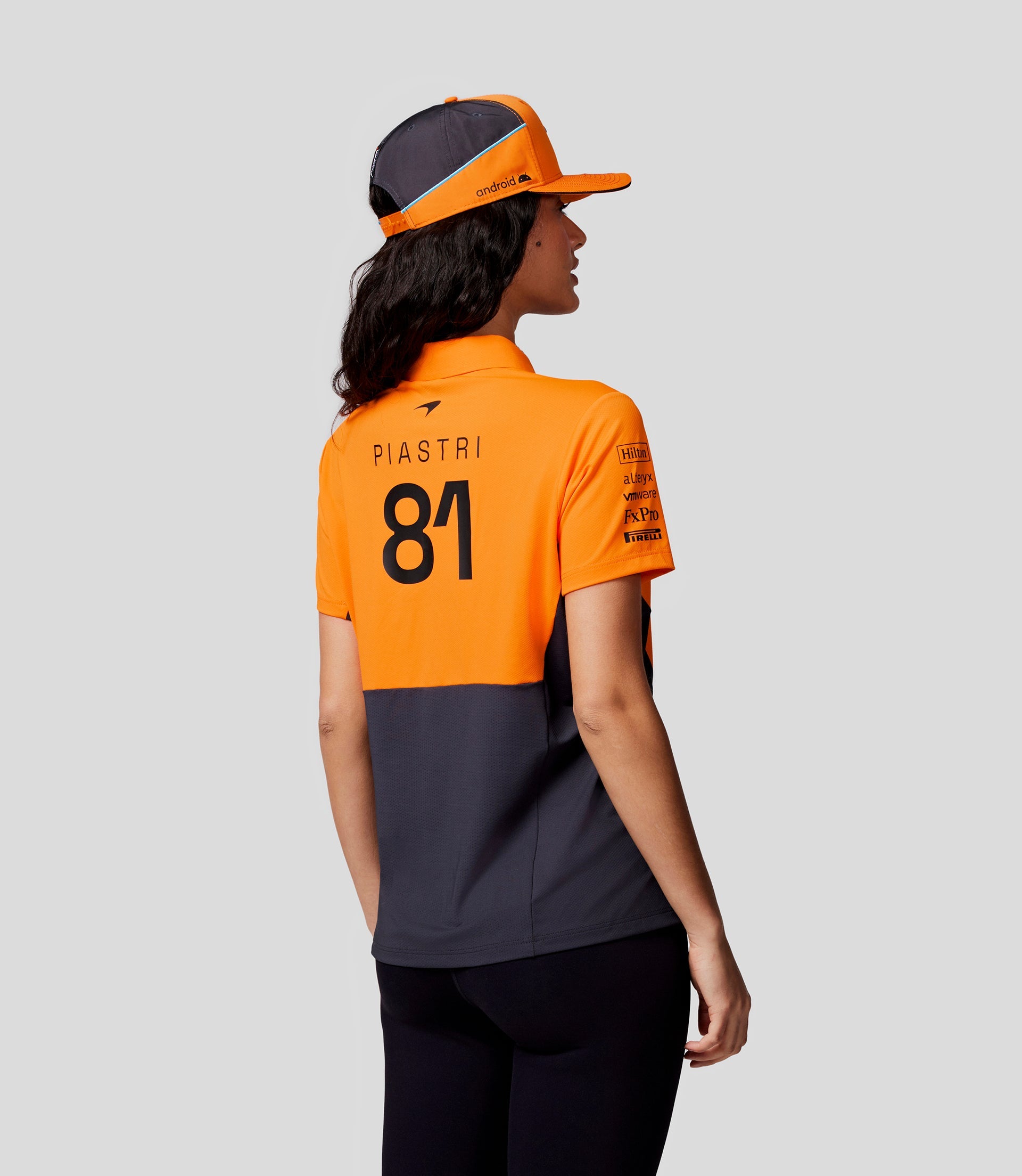 McLaren Womens Official Teamwear Polo Shirt Oscar Piastri Formula 1