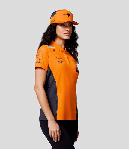 Womens Official Teamwear Polo Shirt Oscar Piastri Formula 1