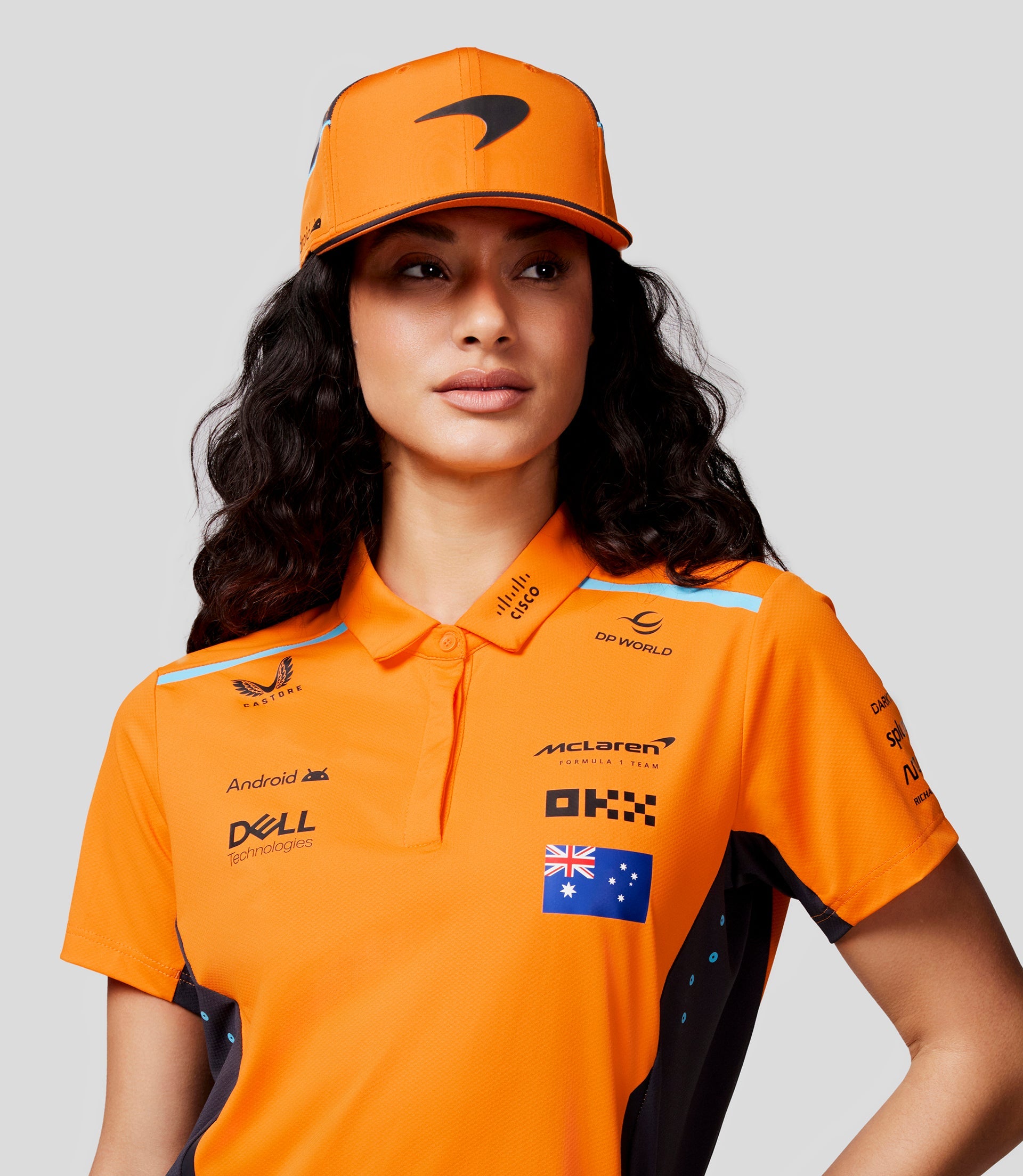 McLaren Womens Official Teamwear Polo Shirt Oscar Piastri Formula 1