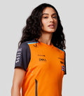 Womens Official Teamwear Set Up T-Shirt Lando Norris Formula 1 - Papaya/Phantom
