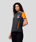 Womens Official Teamwear Set Up T-Shirt Lando Norris Formula 1 - Phantom/Papaya