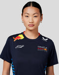 Oracle Red Bull Racing Women's Official Teamline Max Verstappen T-Shirt - Night Sky