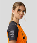 Official Womens McLaren F1 Teamwear Set Up T-Shirt Lando Norris - Papaya/Phantom