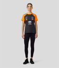 Official Womens McLaren F1 Teamwear Set Up T-Shirt Lando Norris - Phantom/Papaya