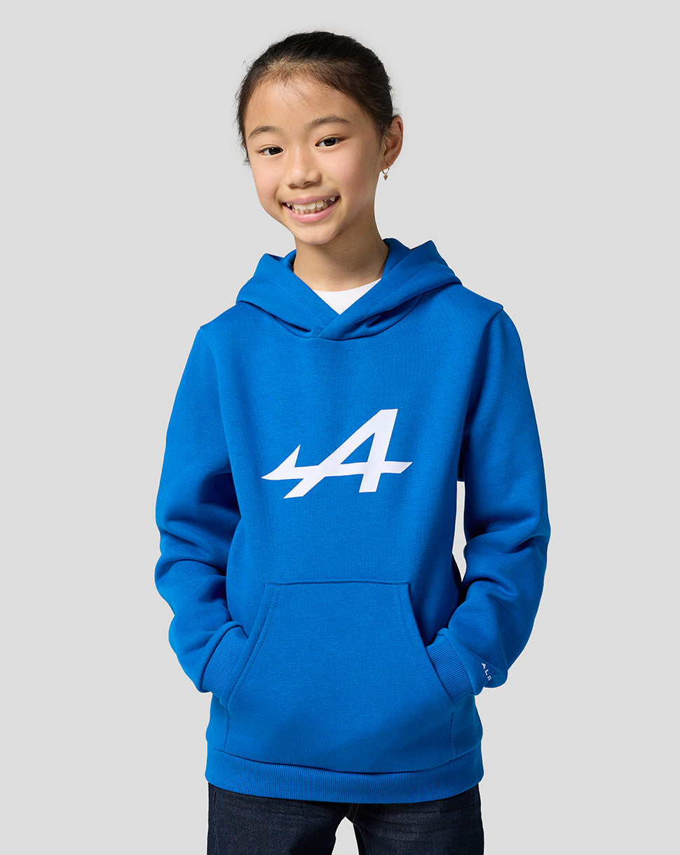 Alpine Juniors Core Essentials Hoodie - Lapis Blue