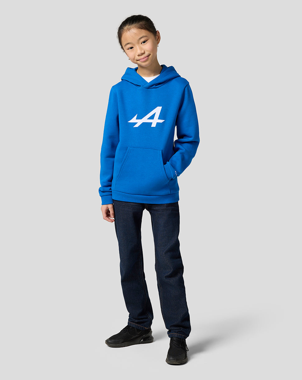 Alpine Juniors Core Essentials Hoodie - Lapis Blue