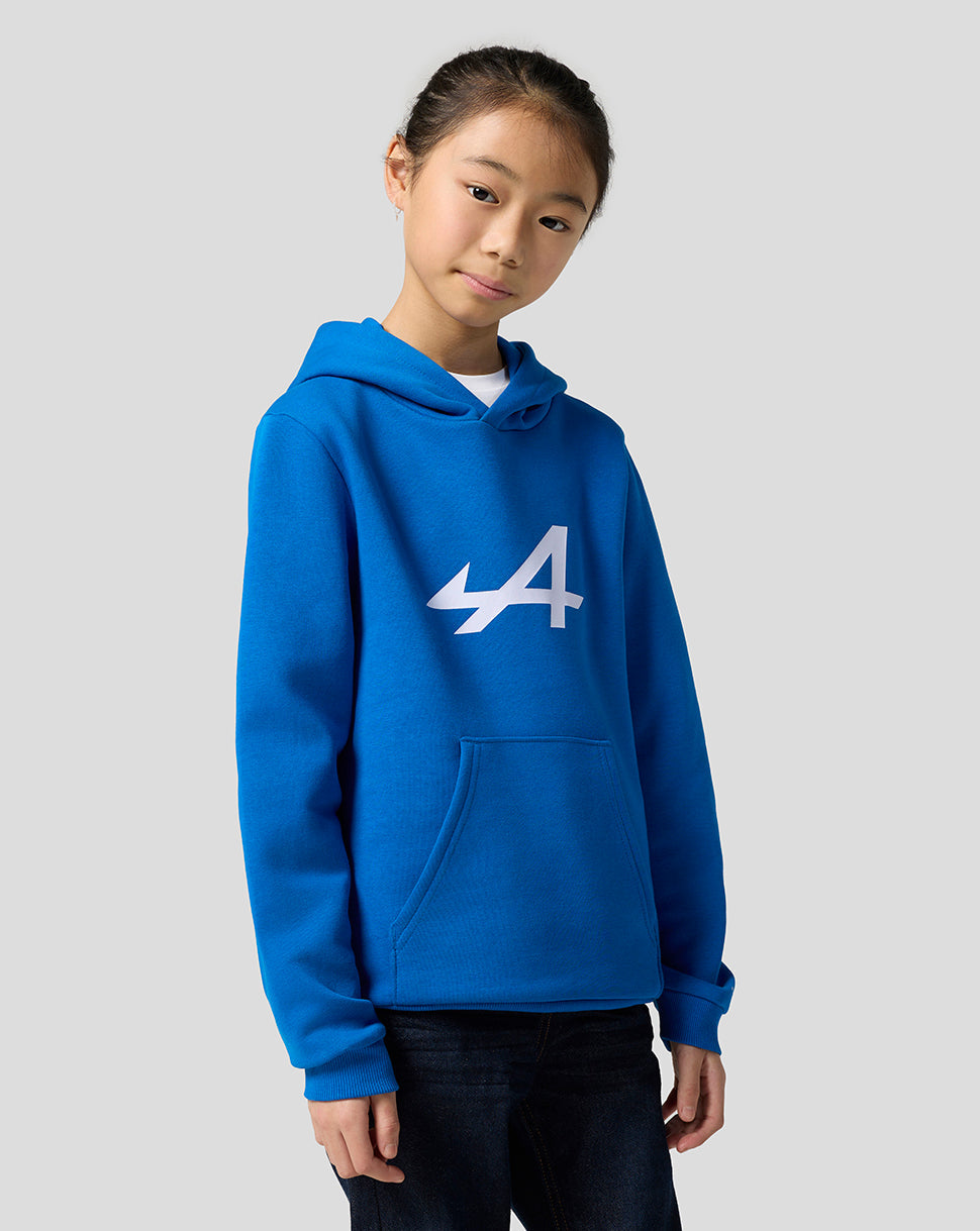 Alpine Juniors Core Essentials Hoodie - Lapis Blue