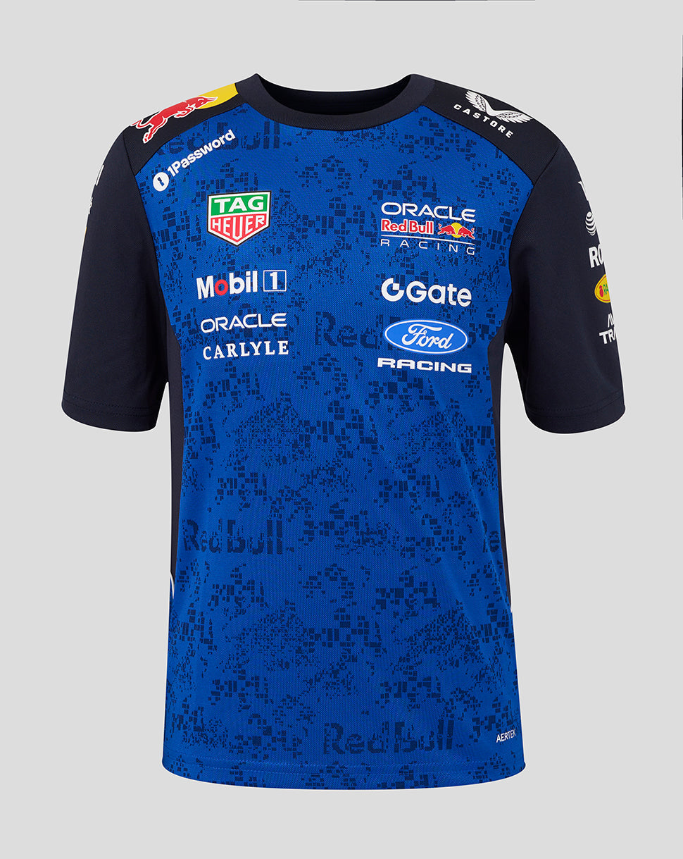Oracle Red Bull Racing Juniors Teamline Set Up T-Shirt - Night Sky / Surf The Web