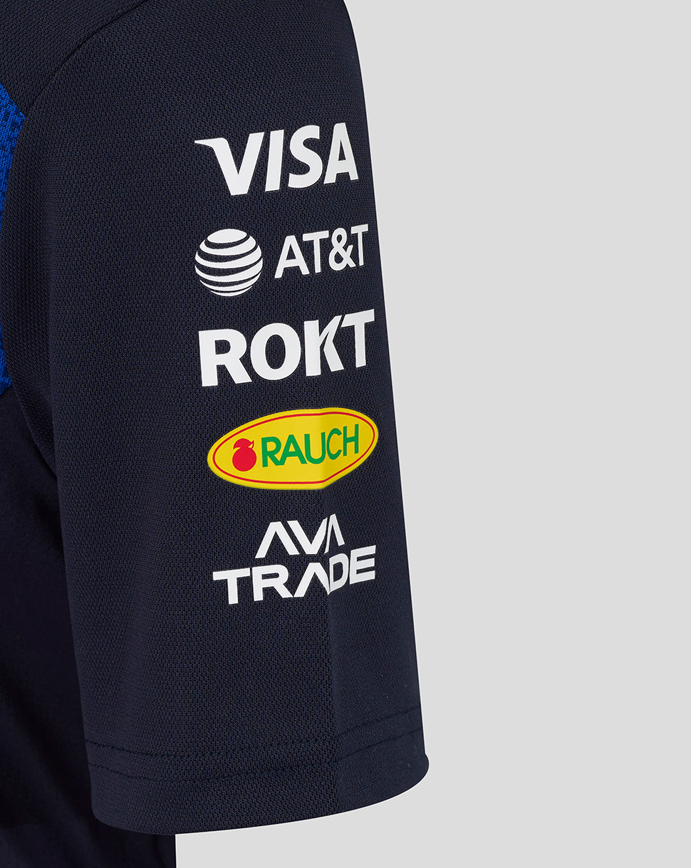 Oracle Red Bull Racing Juniors Teamline Set Up T-Shirt - Night Sky / Surf The Web