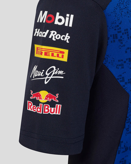 Oracle Red Bull Racing Juniors Teamline Set Up T-Shirt - Night Sky / Surf The Web
