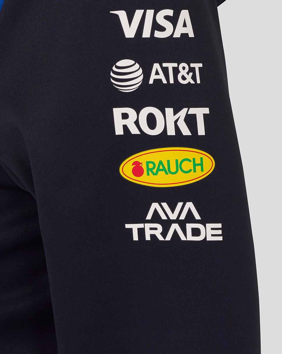 Oracle Red Bull Racing Juniors Teamline Full Zip Hoodie - Night Sky / Surf The Web