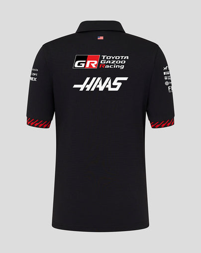 Official Haas Team Junior Short Sleeve Polo Shirt