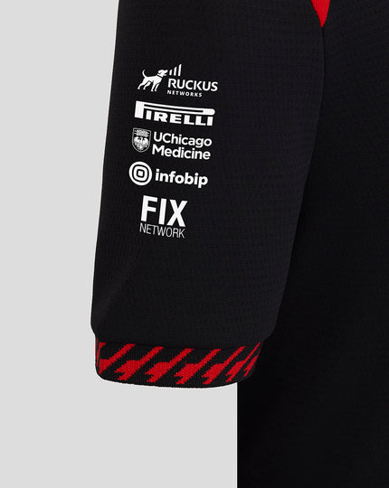 Official Haas Team Junior Short Sleeve Polo Shirt