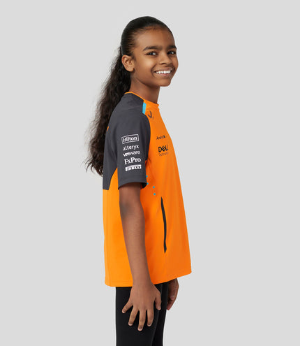 Junior Official Teamwear Set Up T-Shirt Formula 1 - Papaya/Phantom