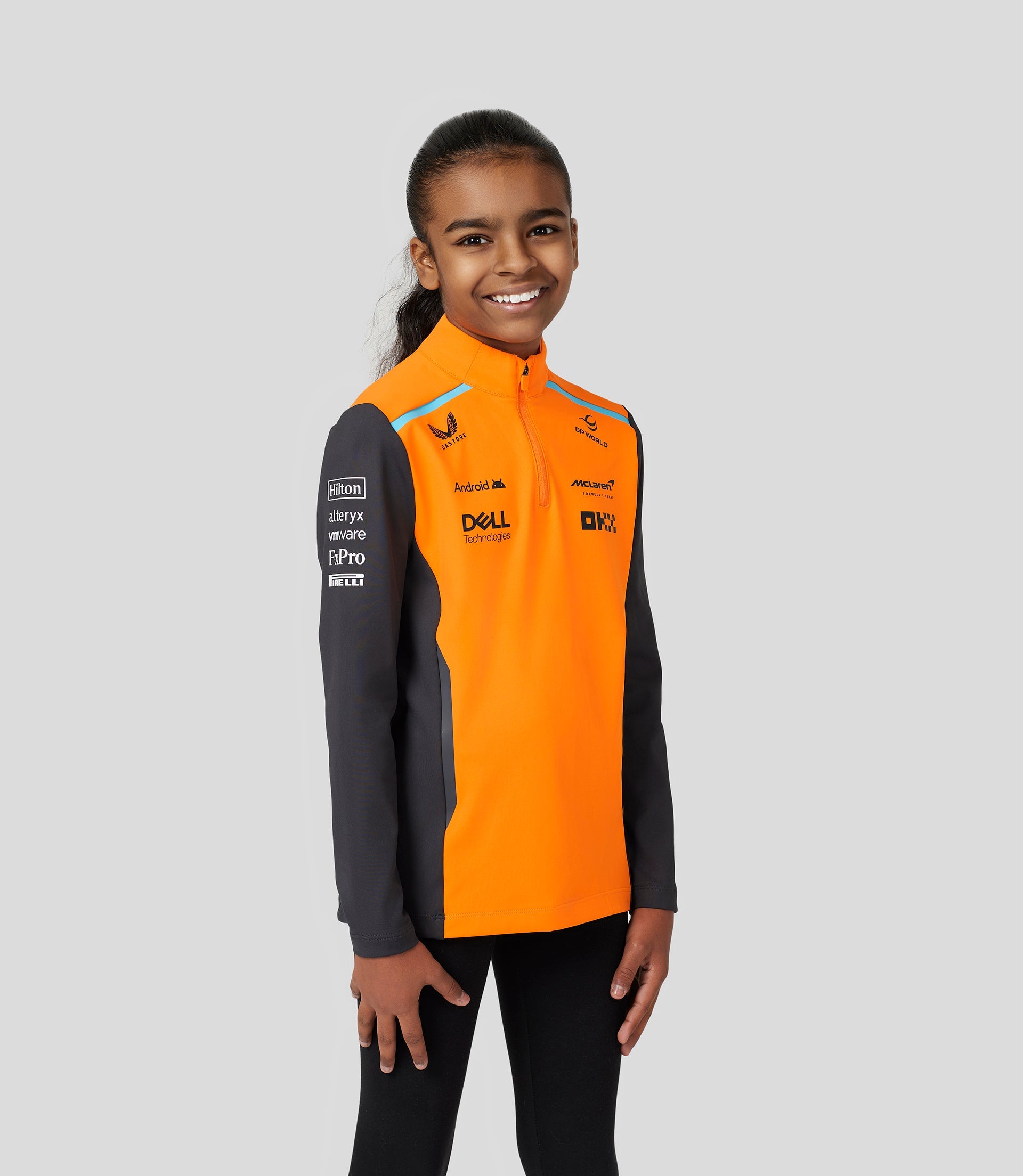 McLaren Junior Official Teamwear Quarter Zip Top Oscar Piastri Formula 1