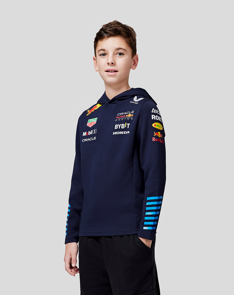 Oracle Red Bull Racing Junior Official Teamline Pullover Hoodie - Night Sky