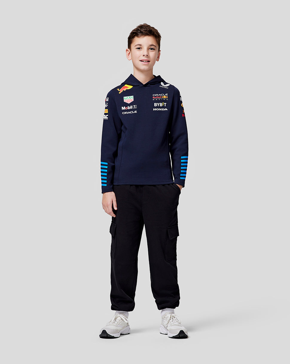 Oracle Red Bull Racing Junior Official Teamline Pullover Hoodie - Night Sky