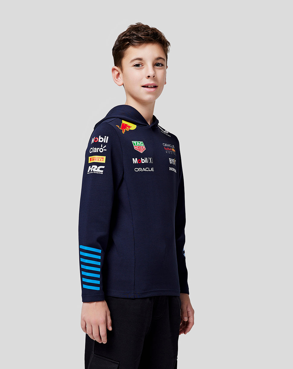 Oracle Red Bull Racing Junior Official Teamline Pullover Hoodie - Night Sky