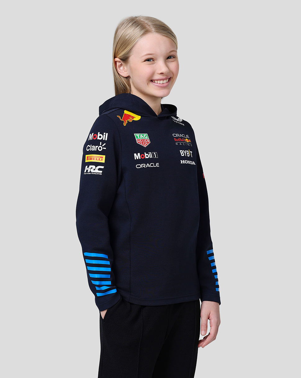 Oracle Red Bull Racing Junior Official Teamline Pullover Hoodie - Night Sky