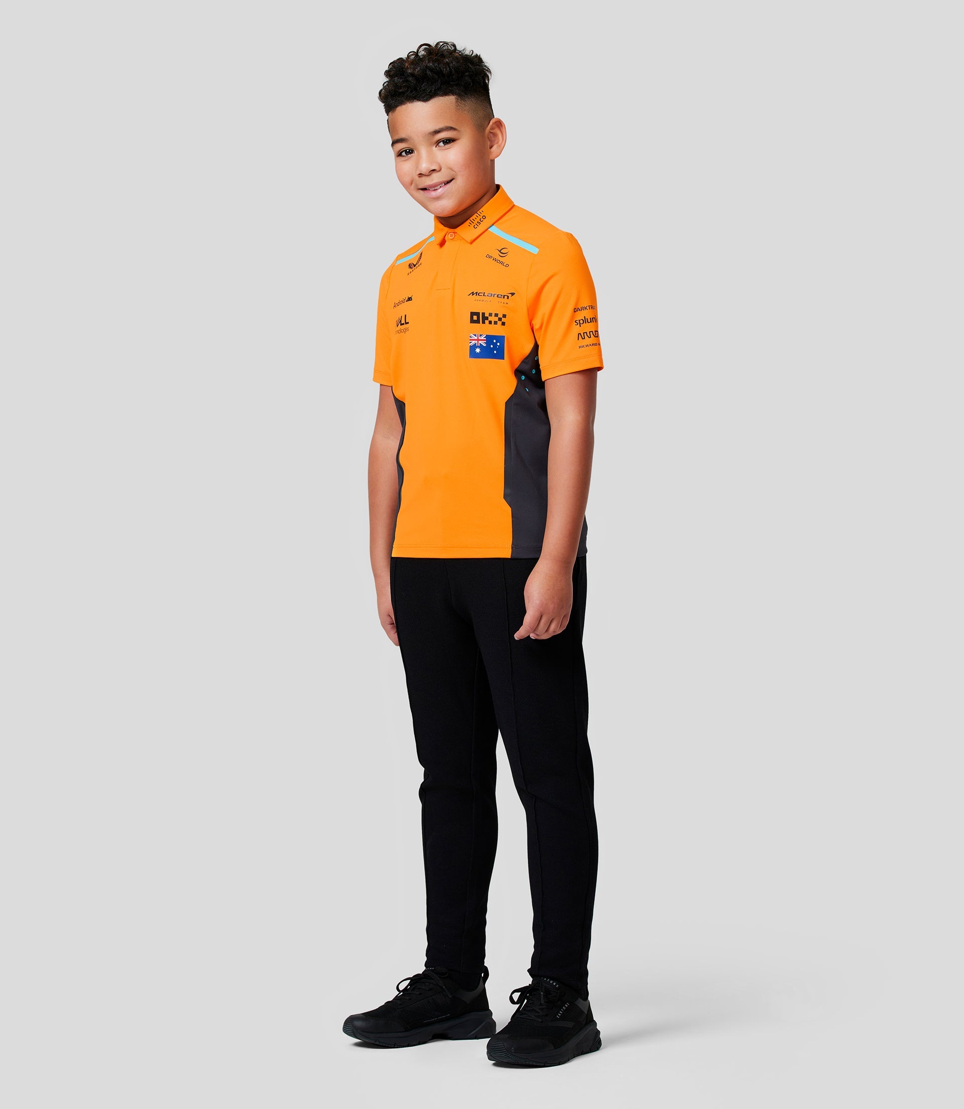 McLaren Junior Official Teamwear Polo Shirt Oscar Piastri Formula 1