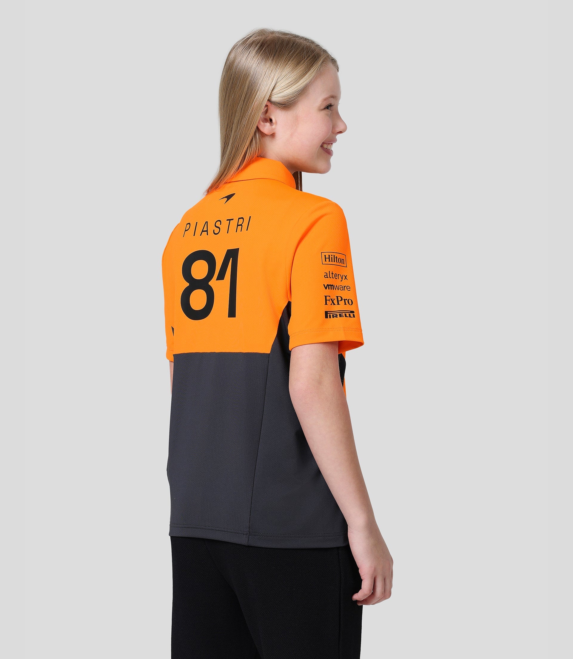 McLaren Junior Official Teamwear Polo Shirt Oscar Piastri Formula 1